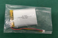 IEC62133 Pin Lithium Polymer 3.7V GPS 523450 1000mAh CB lipolymer pin