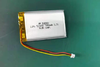 IEC62133 Pin Lithium Polymer 3.7V GPS 523450 1000mAh CB lipolymer pin