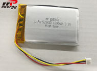 Pin lithium polymer nhiệt độ cao 3.7V GPS 523450 Dung lượng 1000mAh