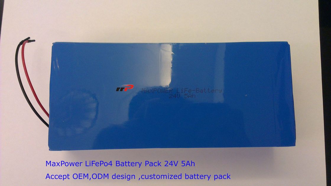 24V 5Ah Pin Lithium LiFePo4 Năng lượng lưu trữ năng lượng mặt trời UPS Power Backup