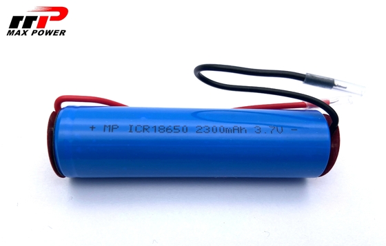 2300mAh 18650 3.7V pin lithium ion sạc lại Kháng nhiệt độ cao