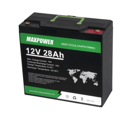 Chu kỳ sâu sạc Lithium-ion Lifepo4 pin 12V 12.8V 24V 6ah 7ah 9ah 12ah 14ah 28ah 30ah