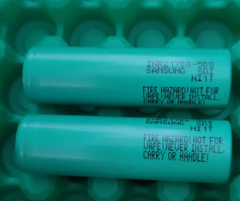 Đơn vị A 21700 Lithium cao tiêu thụ 21700 pin 3.6V 5000mAh INR21700-50S Max 45A xả
