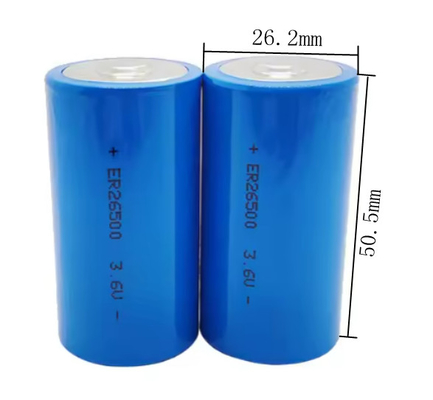 Er26500 3.6v 8500mah 9ah lisocl2 pin Er26500 pin lithium kích thước C 3.6V 9000mah pin lithium chính