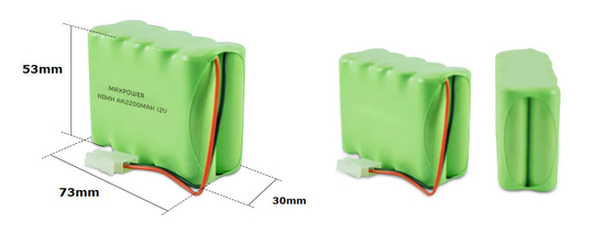 Bộ pin AA 12V AA2000mAh 12V 2200mAh nguồn cấp điện khẩn cấp tùy chỉnh