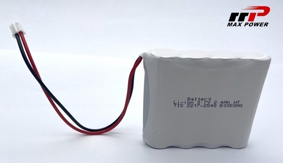 3.7V 2400mAh 14500 lithium ion pin đệm cho GPS nhiệt độ rộng -40 ° C-80 ° C sử dụng
