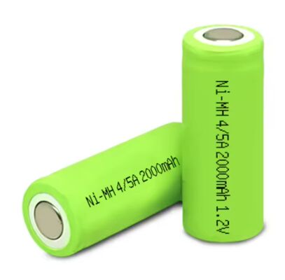 17340 NiMH pin sạc lại với dung lượng 1800mAh 10C Tốc độ xả cao và 500 + tuổi thọ chu kỳ