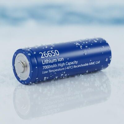 26650 Pin Lithium Ion 7000mAh Capacity High Low Temperature (-40°C) Bộ pin NMC sạc lại