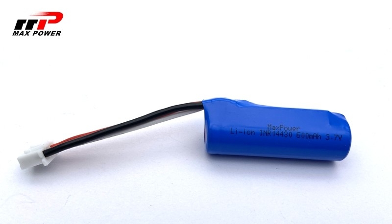14430 3.7v 600mAh 10C Khả năng xả điện cao pin lithium ion sạc lại với UL KC CB PSE