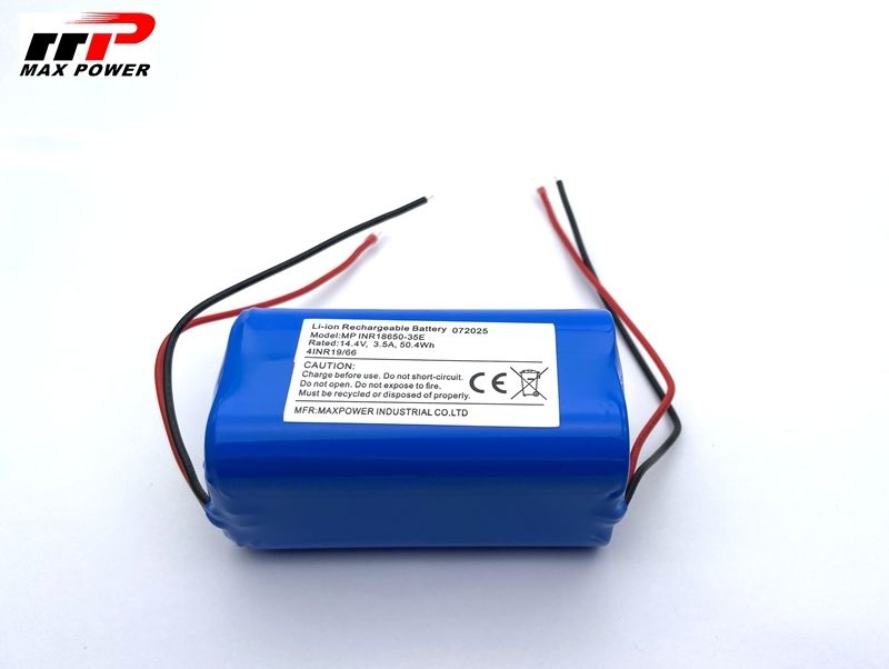 Pin pin 14.4V 18650 3500mAH Lithium ion cho máy hút bụi robot