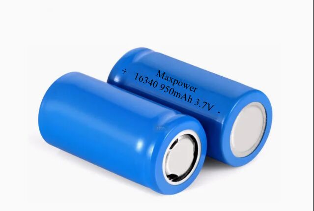 16340 3.7V 800mah 950mAh 1000mAh pin lithium ion CR123A đèn pin Fan pin lithium ion hình trụ