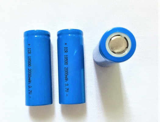 INR18500 Pin Lithium Ion 2000mAh Năng lượng cao 3.7V Pin Li-ion sạc lại
