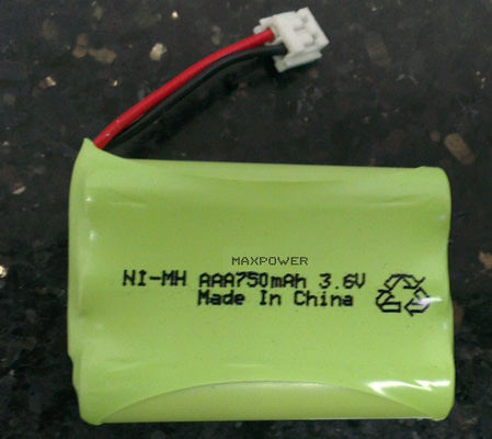 Sẵn sàng để sử dụng gói pin AAA750 Nimh 3.6V cho màn hình bé