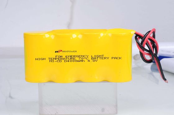 Sạc pin 4000mAh NICD 4000mAh cao cấp cho chiếu sáng khẩn cấp