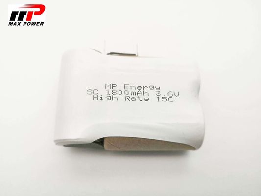Dụng cụ điện Pin pin Nicd 3.6V SC1800mAh Tốc độ xả cao 15C CB IEC MSDS